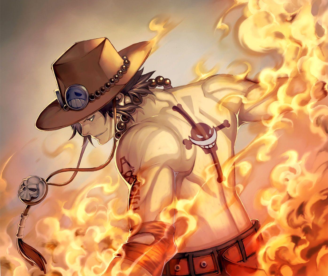 1396x1172 Portgas D. Ace Wallpaper