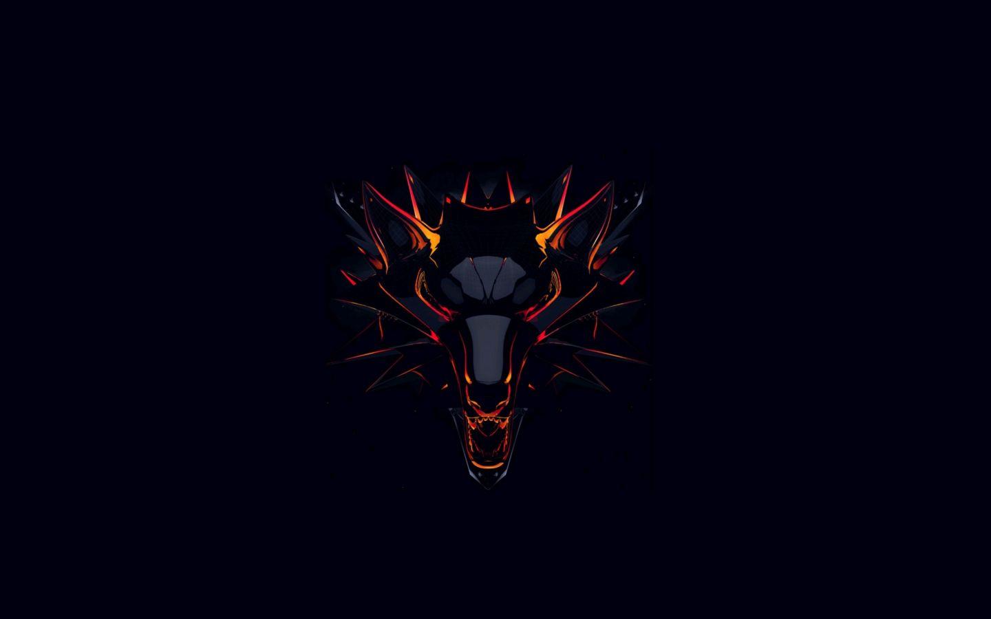1440x900 Download 1440x900 wallpaper witcher, skull, logo, dark, widescreen 16: widescreen, 1440x900 HD image, background, 21865