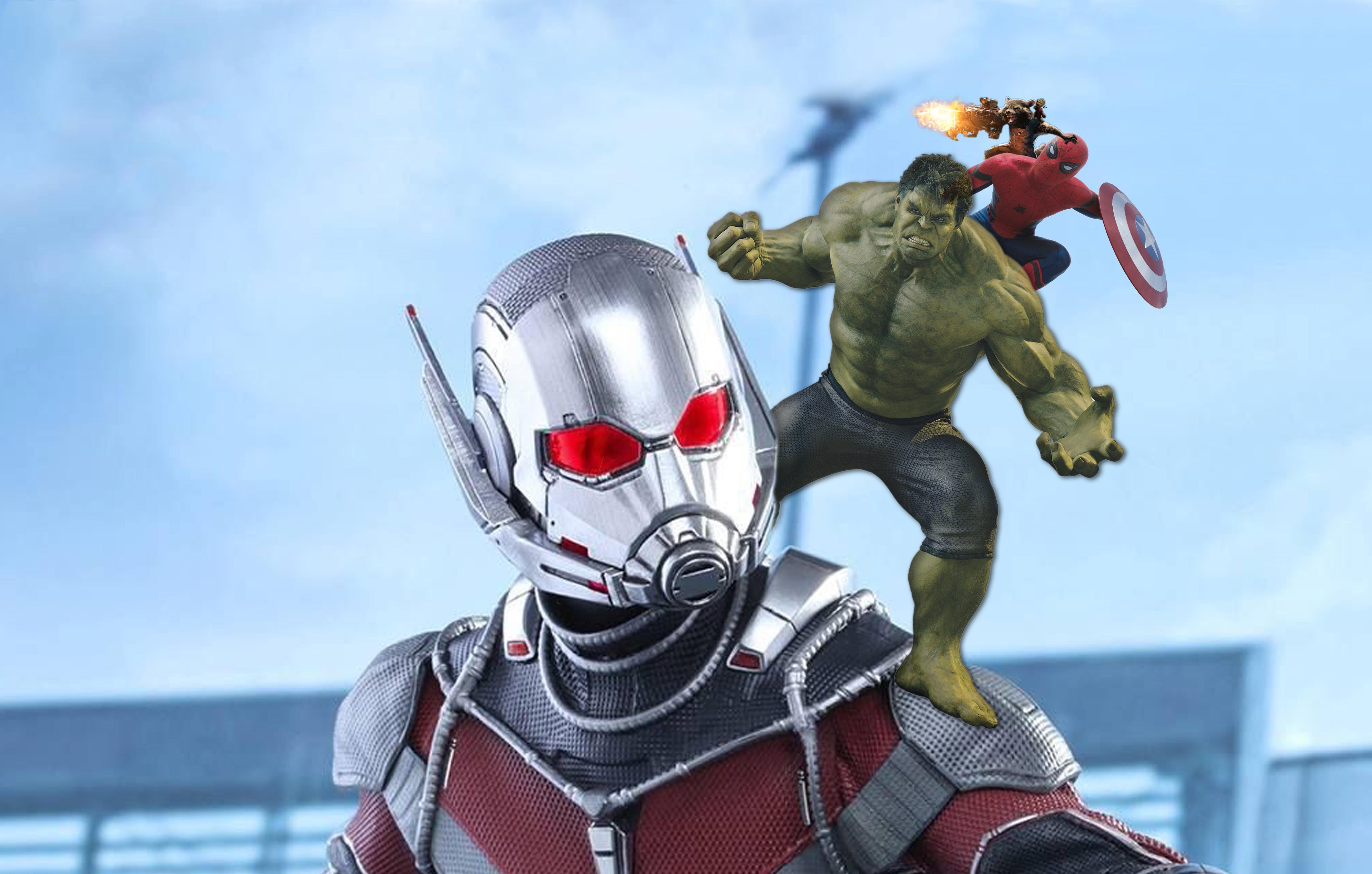 6000x3822 Ant Man Hulk Spiderman Rocket Baby Groot 5k 2560x1600 Resolution HD 4k Wallpaper, Image, Background, Photo and Picture