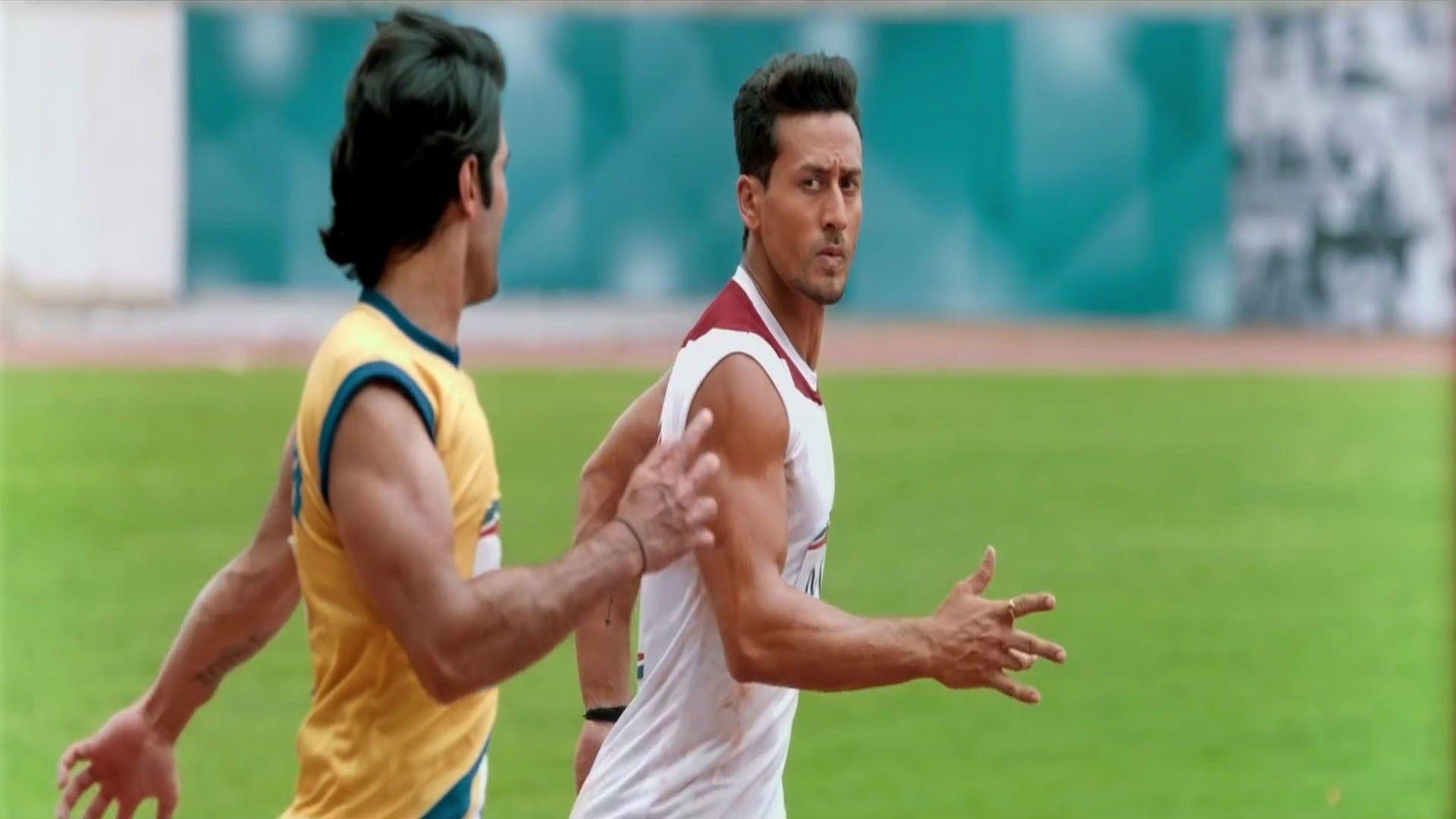 1920x1080 Tiger Shroff Running on Ground in Movie Student of the Year 2