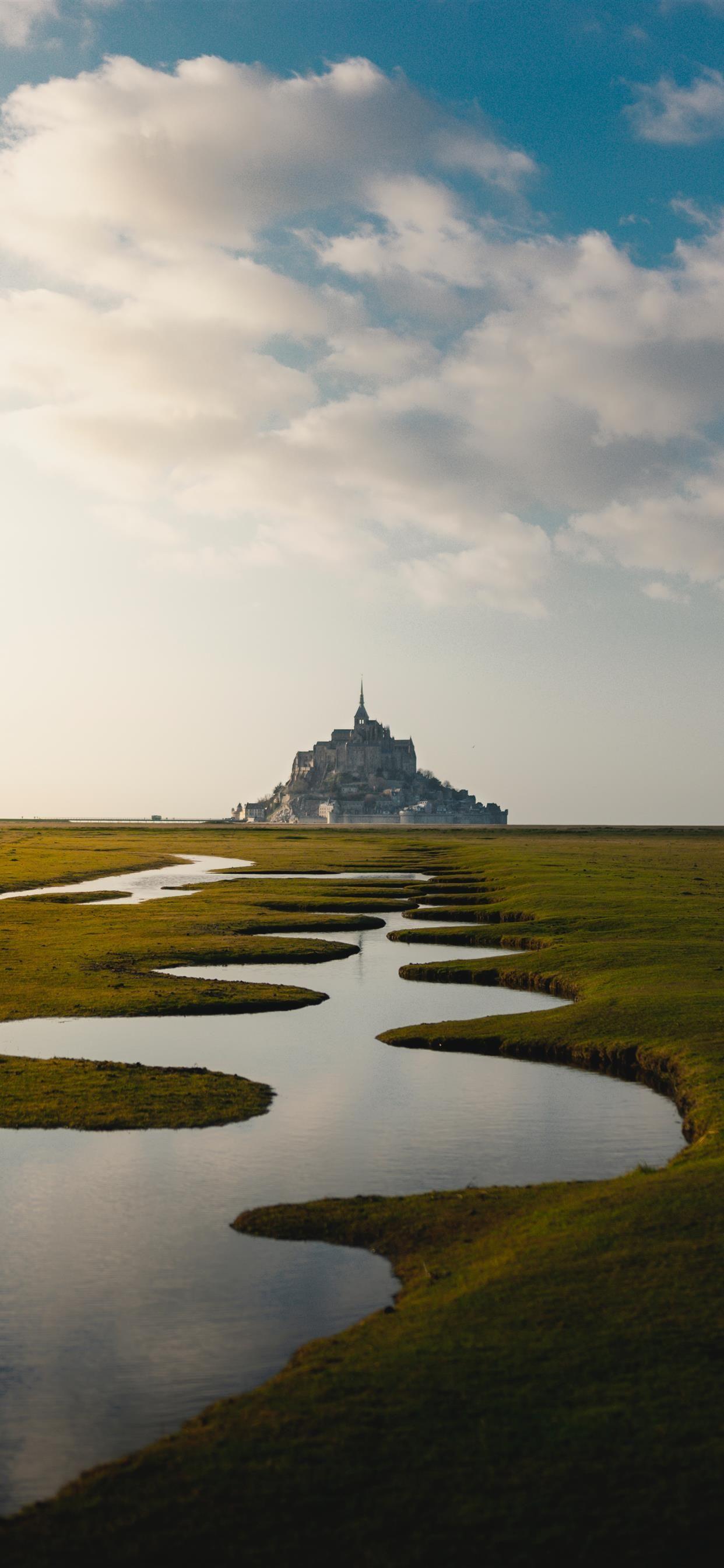 1242x2688 Mont Saint Michel France iPhone X Wallpaper Free Download