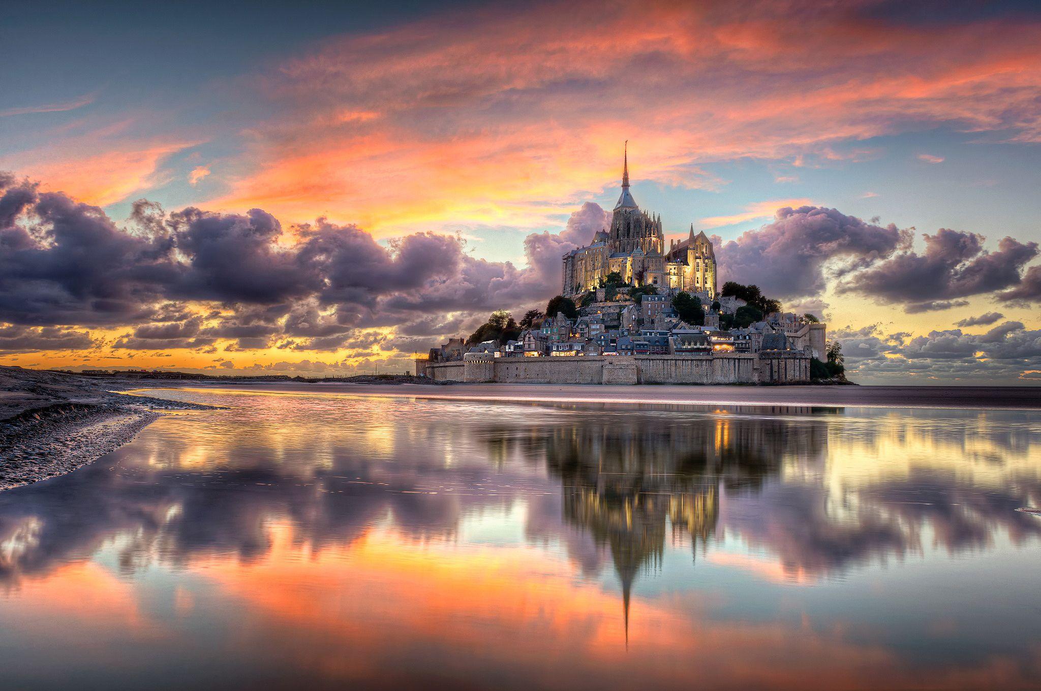 2048x1361 Mont Saint Michel, France Beautiful Spots