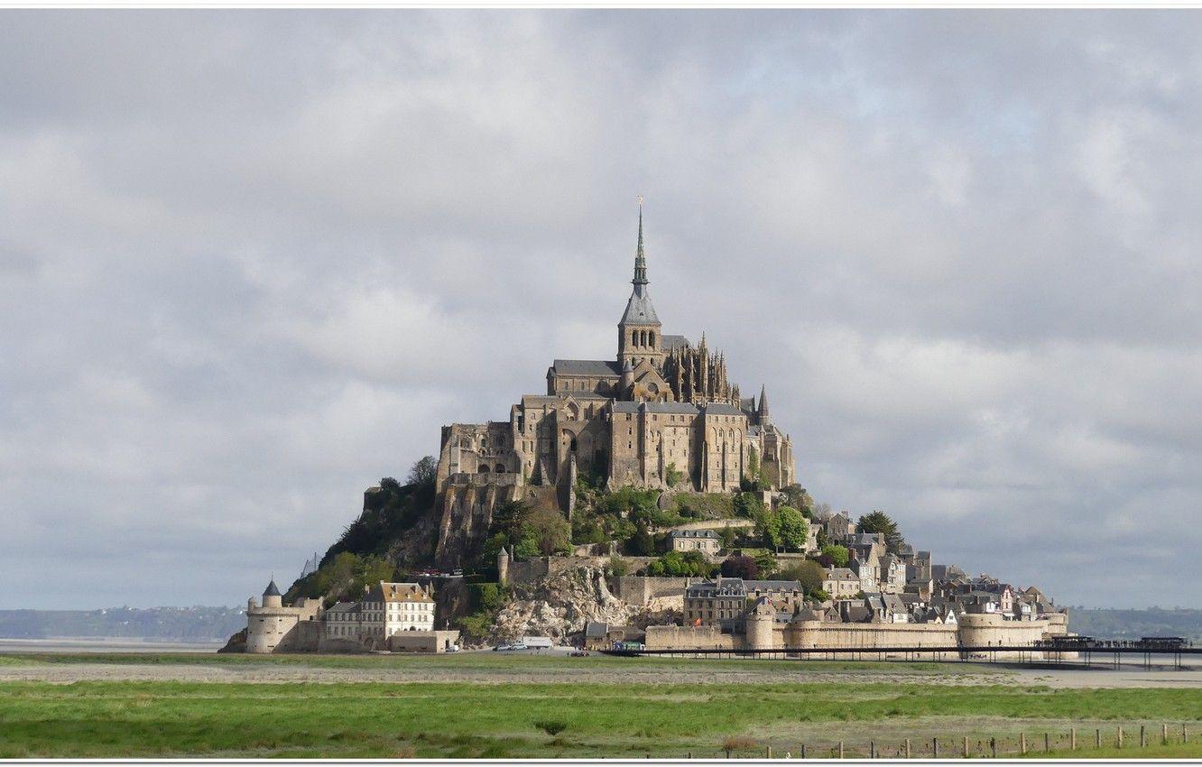 1332x850 Wallpaper france, normandy, mont saint michel image for desktop, section пейзажи