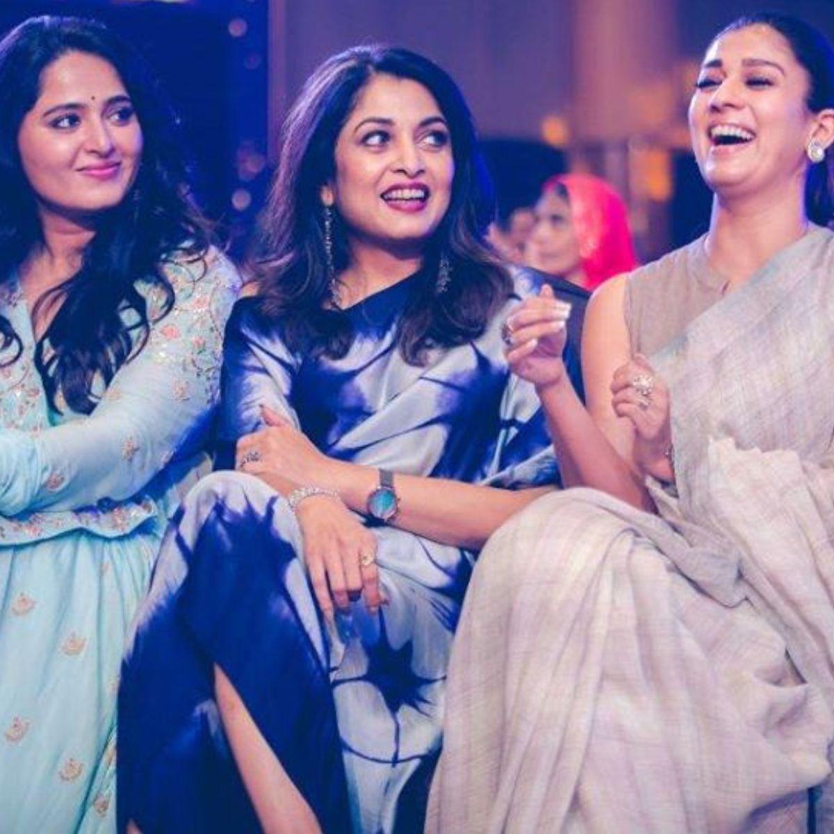 1200x1200 Nayanthara, Anushka Shetty, Ramya Krishnan share an inside joke and have a hearty laugh in a throwback PHOTO