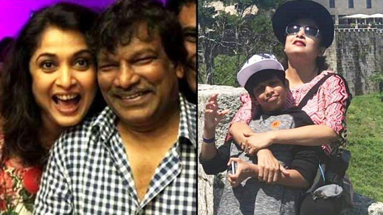1280x720 Ramya Krishnan Family Photo With Husband, Son, Parents & Friends