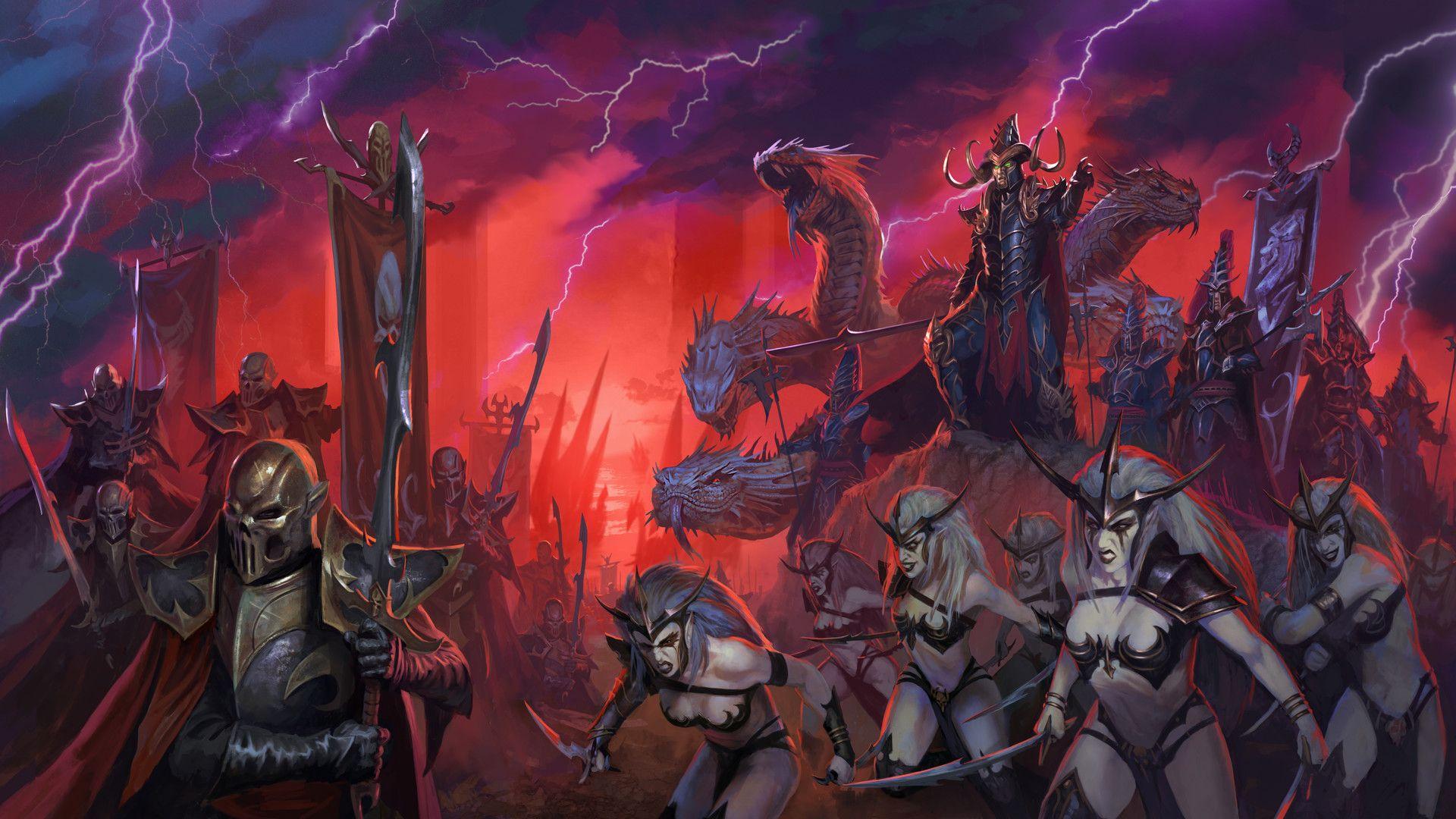 1920x1080 dark elf, Total War: Warhammer II, Warhammer Wallpaper HD / Desktop and Mobile Background