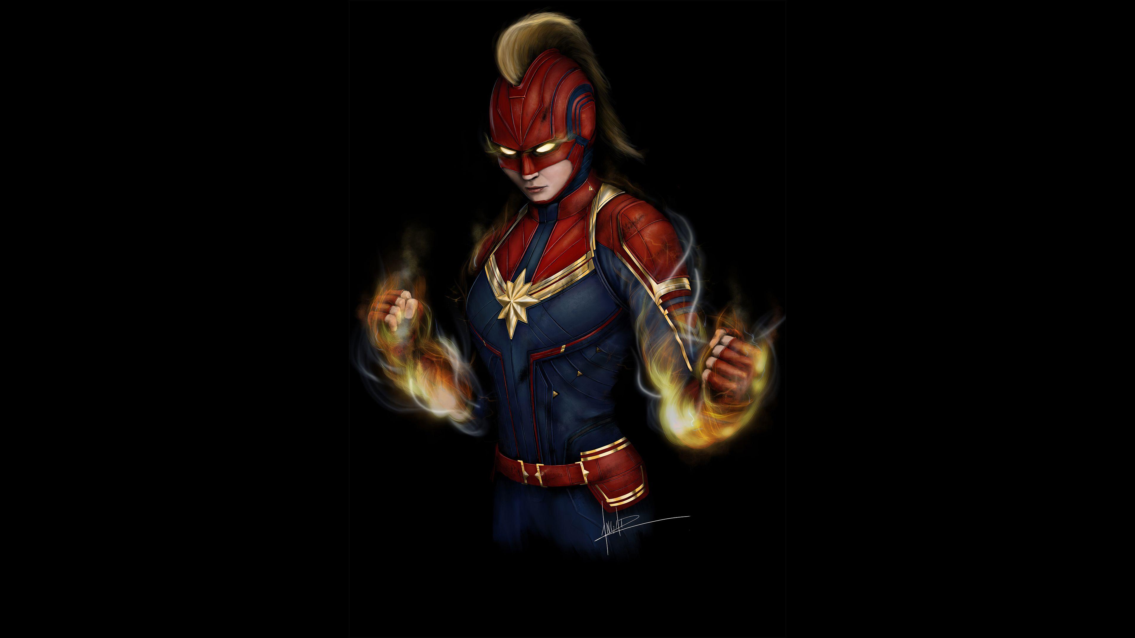 3840x2160 Wallpaper 4k Captain Marvel Wallpaper