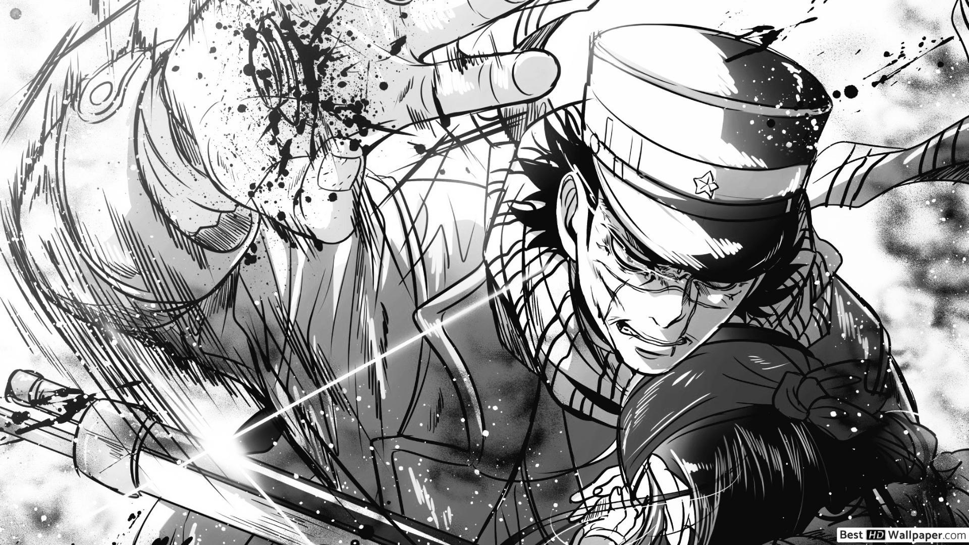 1920x1080 Golden Kamuy Sugimoto & Asirpa HD wallpaper download