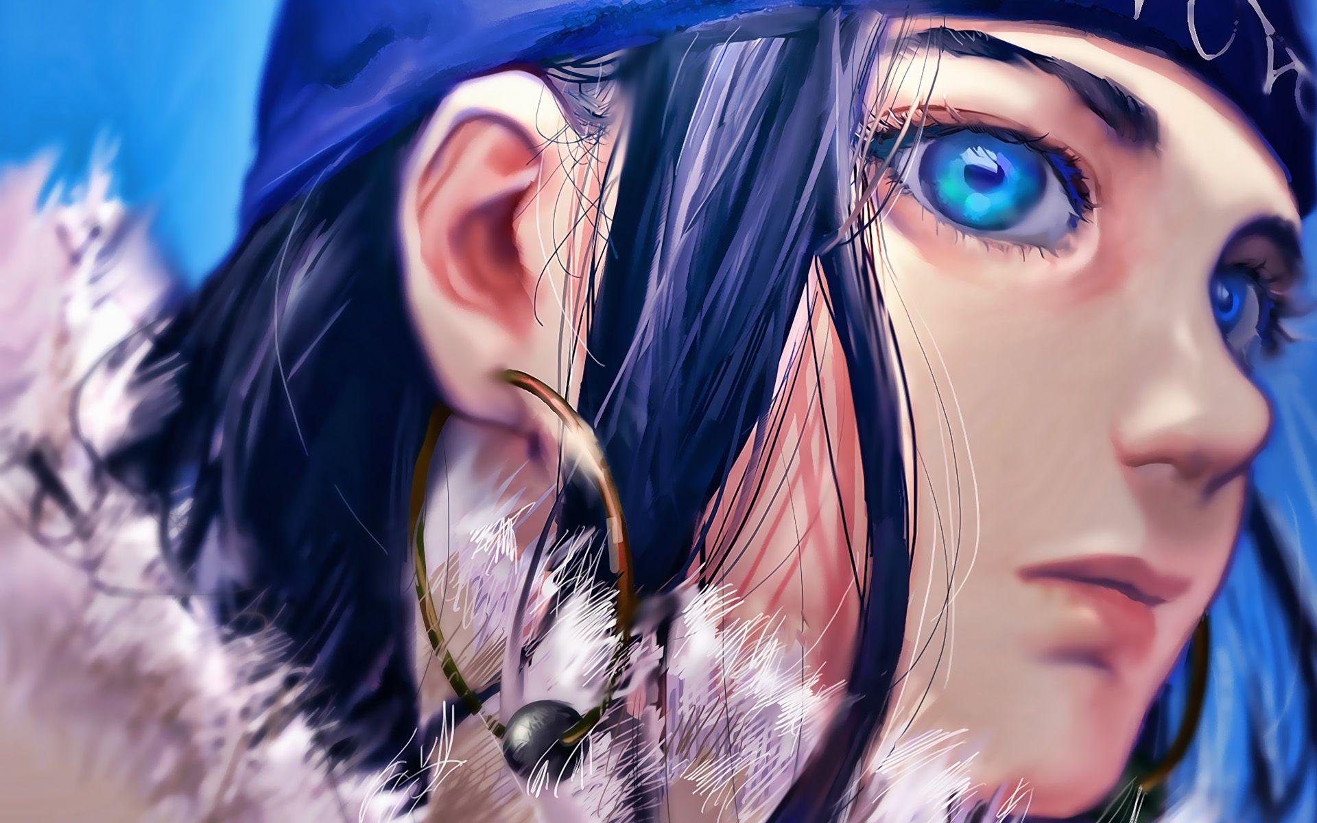1920x1200 Download wallpaper Asirpa, deuteragonist, manga, Golden Kamuy, artwork, Asirpa portrait, Golden Kamuy characters for desktop with resolution 1920x1200. High Quality HD picture wallpaper