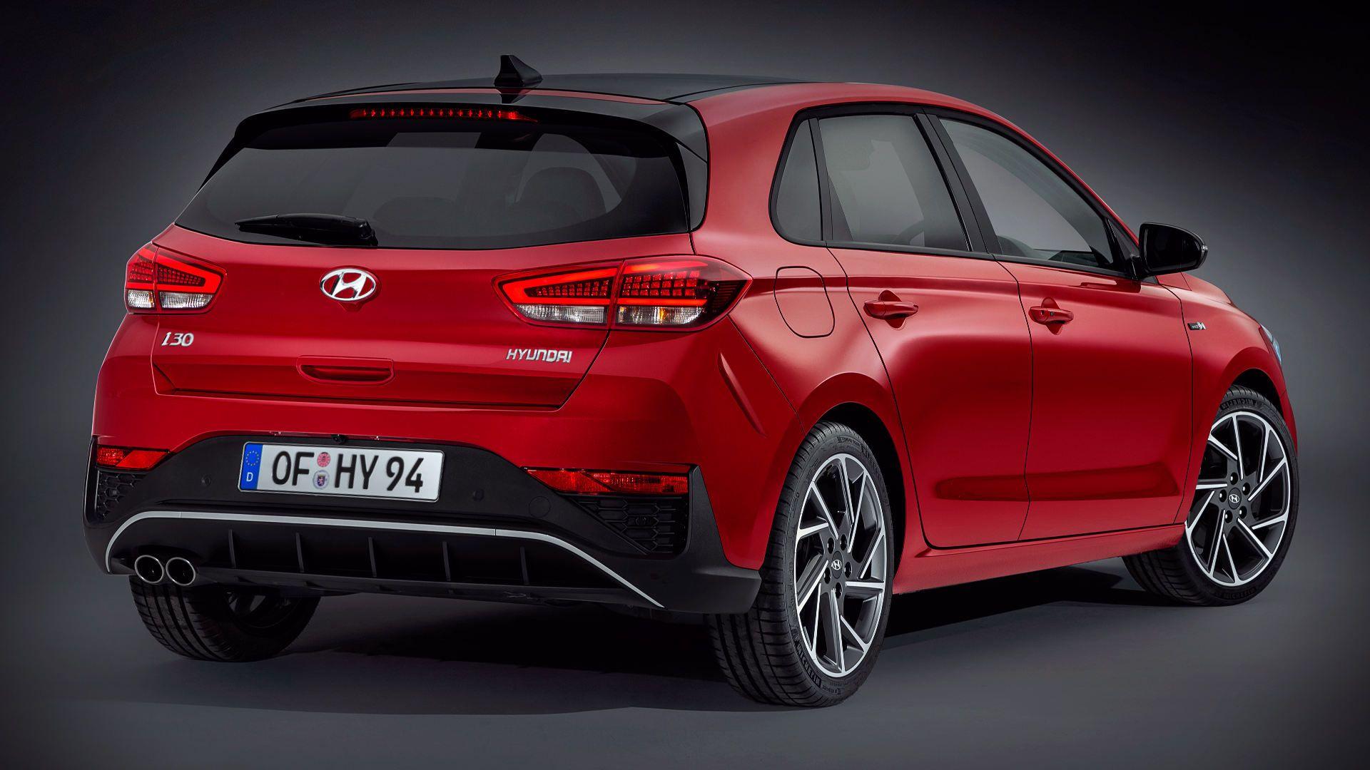 1920x1080 Hyundai i30 N Line 2020 Back Wallpaper