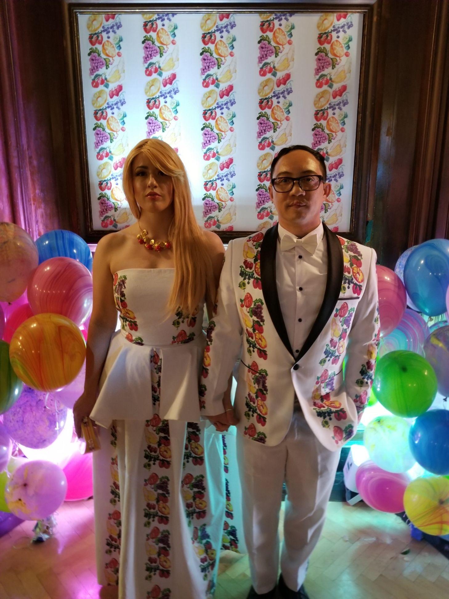 1458x1944 We dressed as wallpaper for a Willy Wonka and the Chocolate Factory themed event