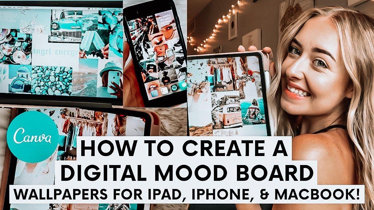 1280x720 HOW TO CREATE A DIGITAL MOOD BOARD. aesthetic wallpaper for iPad, iPhone, & MacBook!