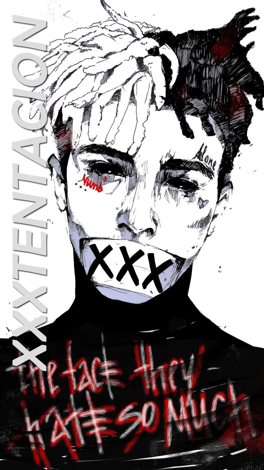 Xxxtentacion Artwork Wallpapers Top Free Xxxtentacion Artwork Backgrounds Wallpaperaccess