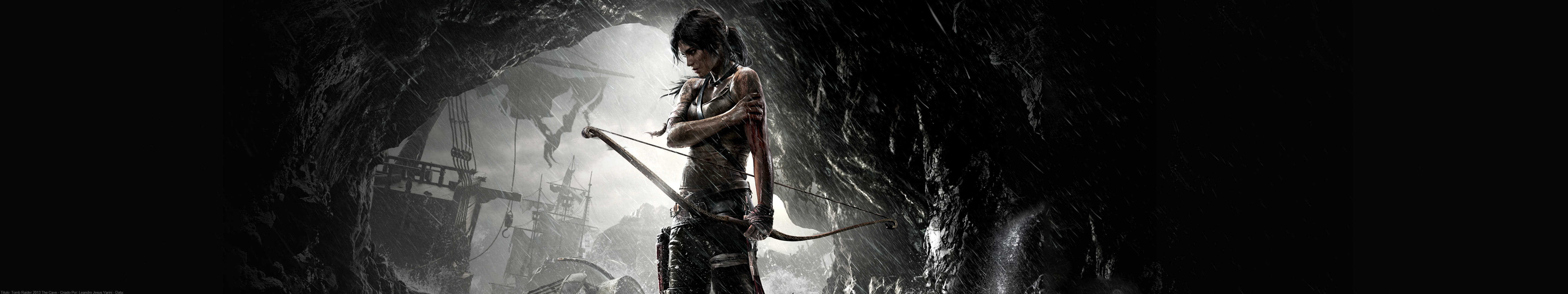 5760x1080 Tomb Raider Lara Croft Triple Monitor Wallpaper