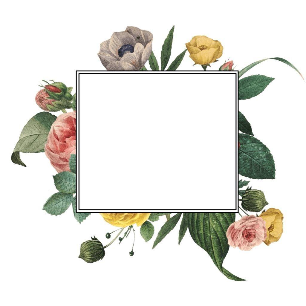 1024x1024 Frame. Flower frame, Wedding card diy, Background diy