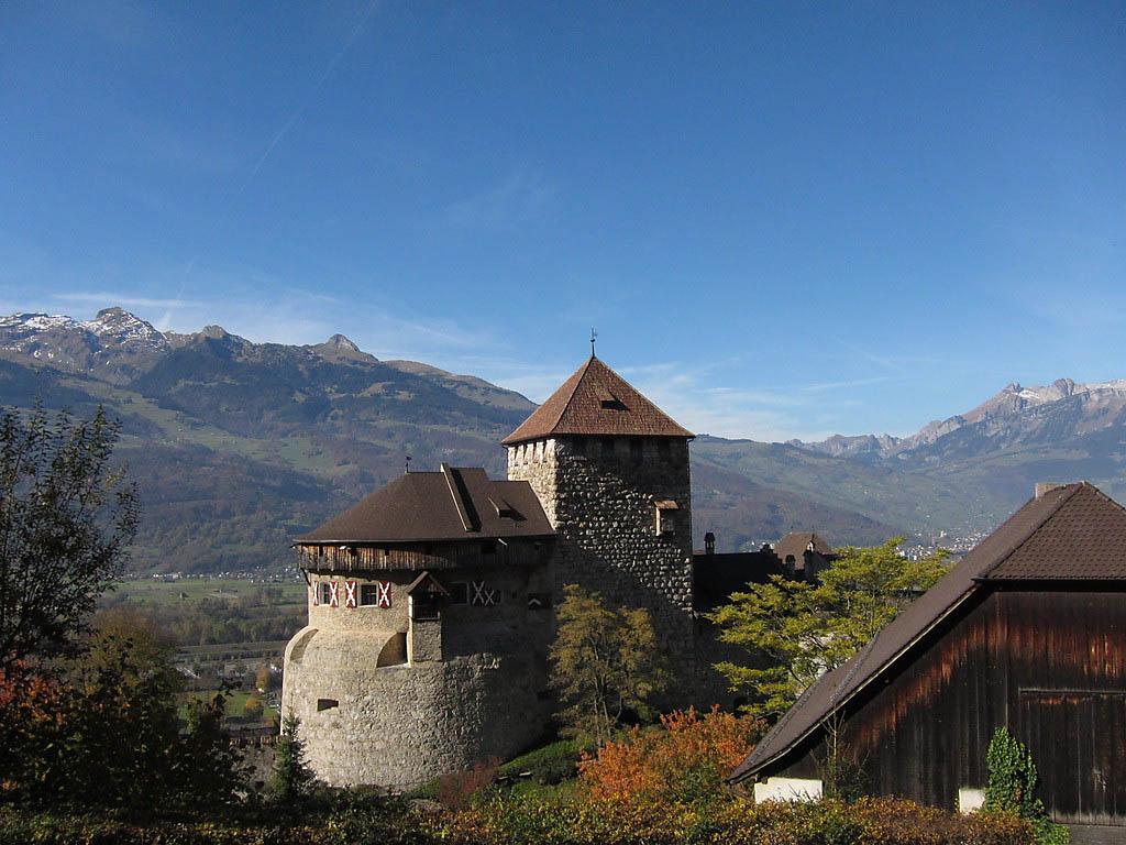 1024x768 Capital of Liechtenstein city of Vaduz