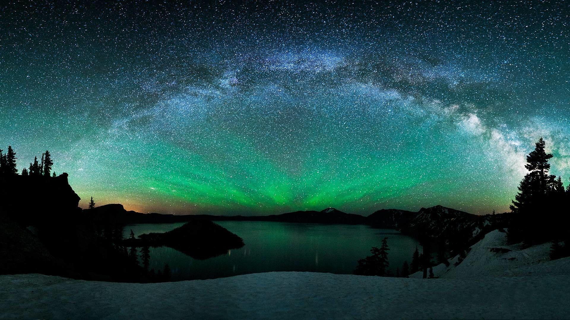 1920x1080 Northern Lights Background