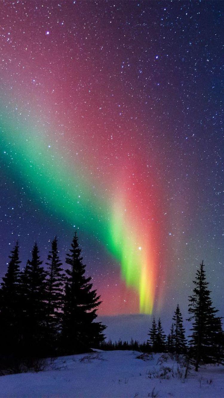 750x1334 Aurora Borealis Background