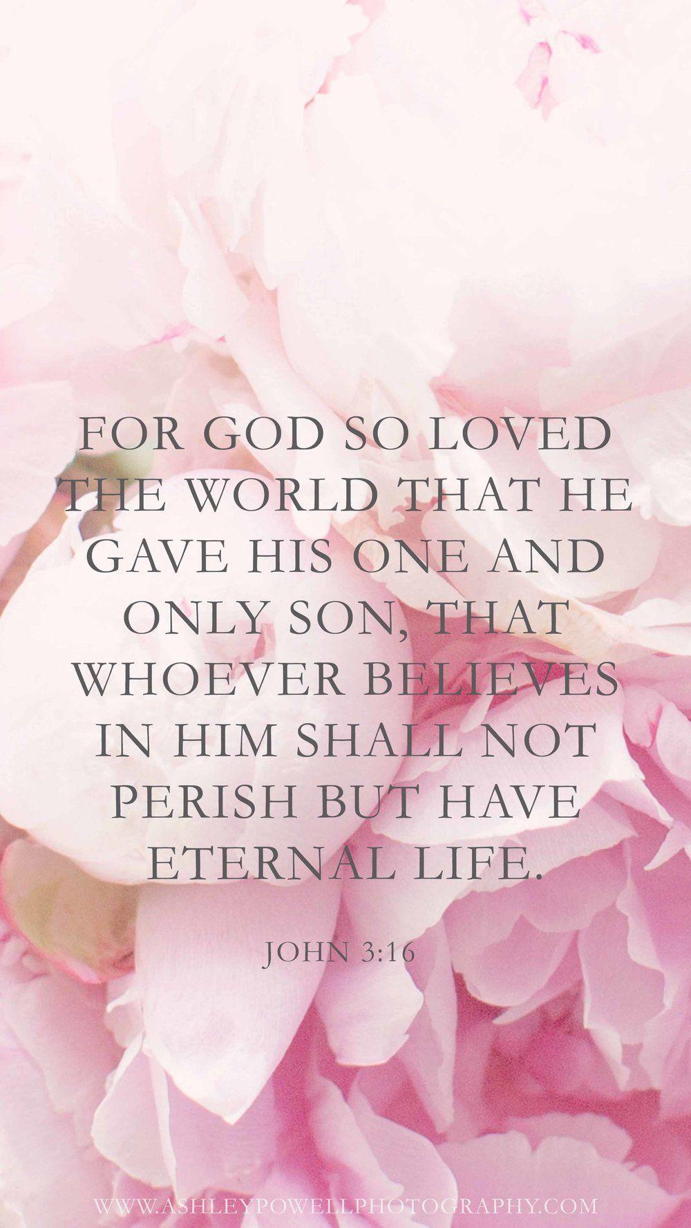 John 3 16 Wallpaper - Download to your mobile from PHONEKY