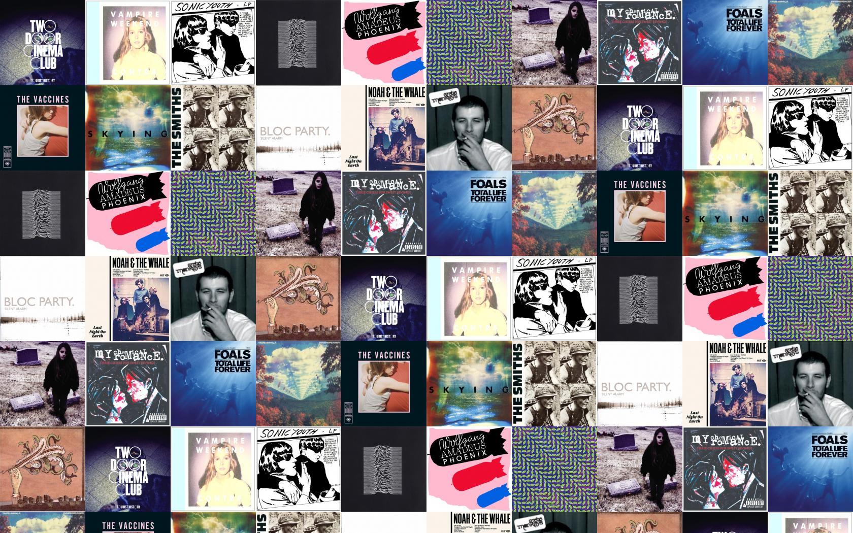 1680x1050 Two Door Cinema Club Tourist History Vampire Weekend Wallpaper « Tiled Desktop Wallpaper