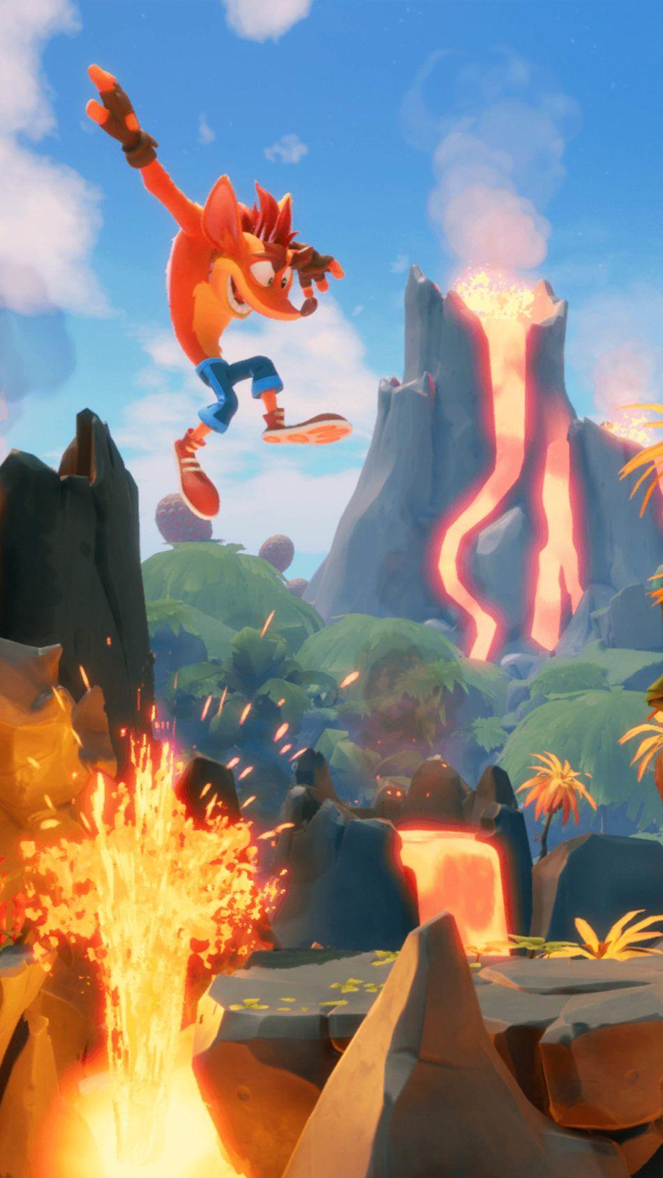 950x1689 Crash Bandicoot 4 It's About Time Gameplay 4K Ultra HD Mobile Wallpaper
