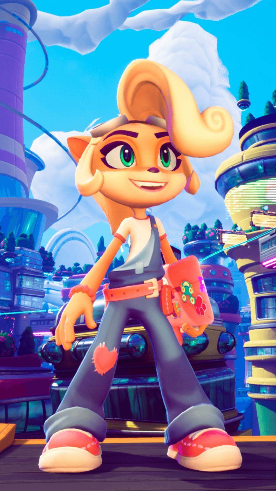 950x1689 Coco In Crash Bandicoot 4 It's About Time 4K Ultra HD Mobile Wallpaper. Crash bandicoot characters, Crash bandicoot, Bandicoot