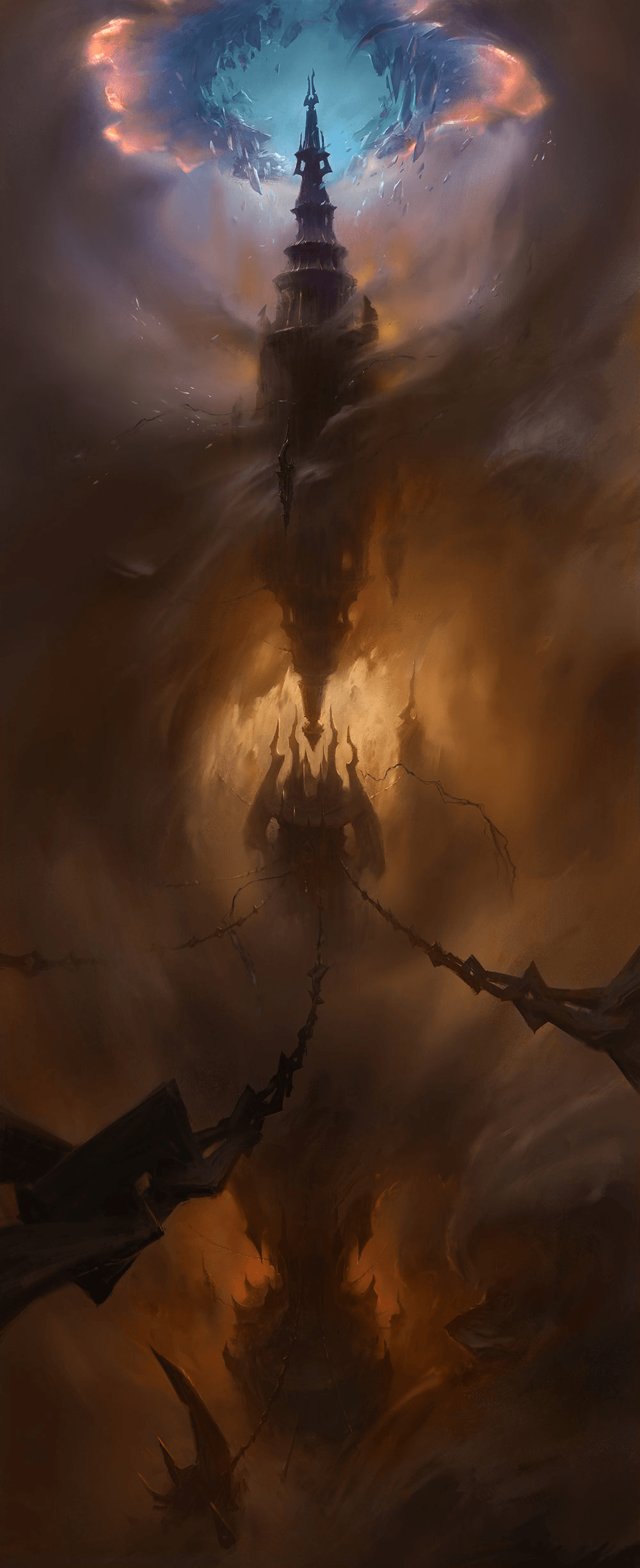 1000x2450 Shadowlands. World of warcraft wallpaper, Warcraft art, Concept art