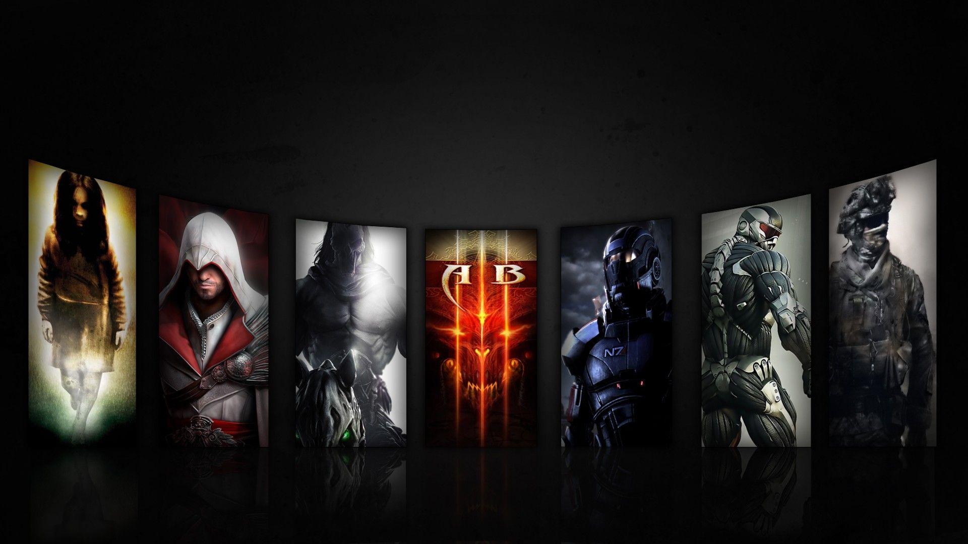 1920x1080 video games, poker, Diablo III, Assassins Creed Mass Effect Crysis anime, Call Of Duty Modern Warfare Darksiders F.E.A.R, Yorick wallpaper