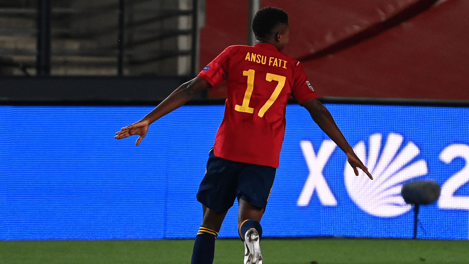 1600x900 Ansu Fati scores against Ukraine and becomes the youngest scorer in the history of Spain