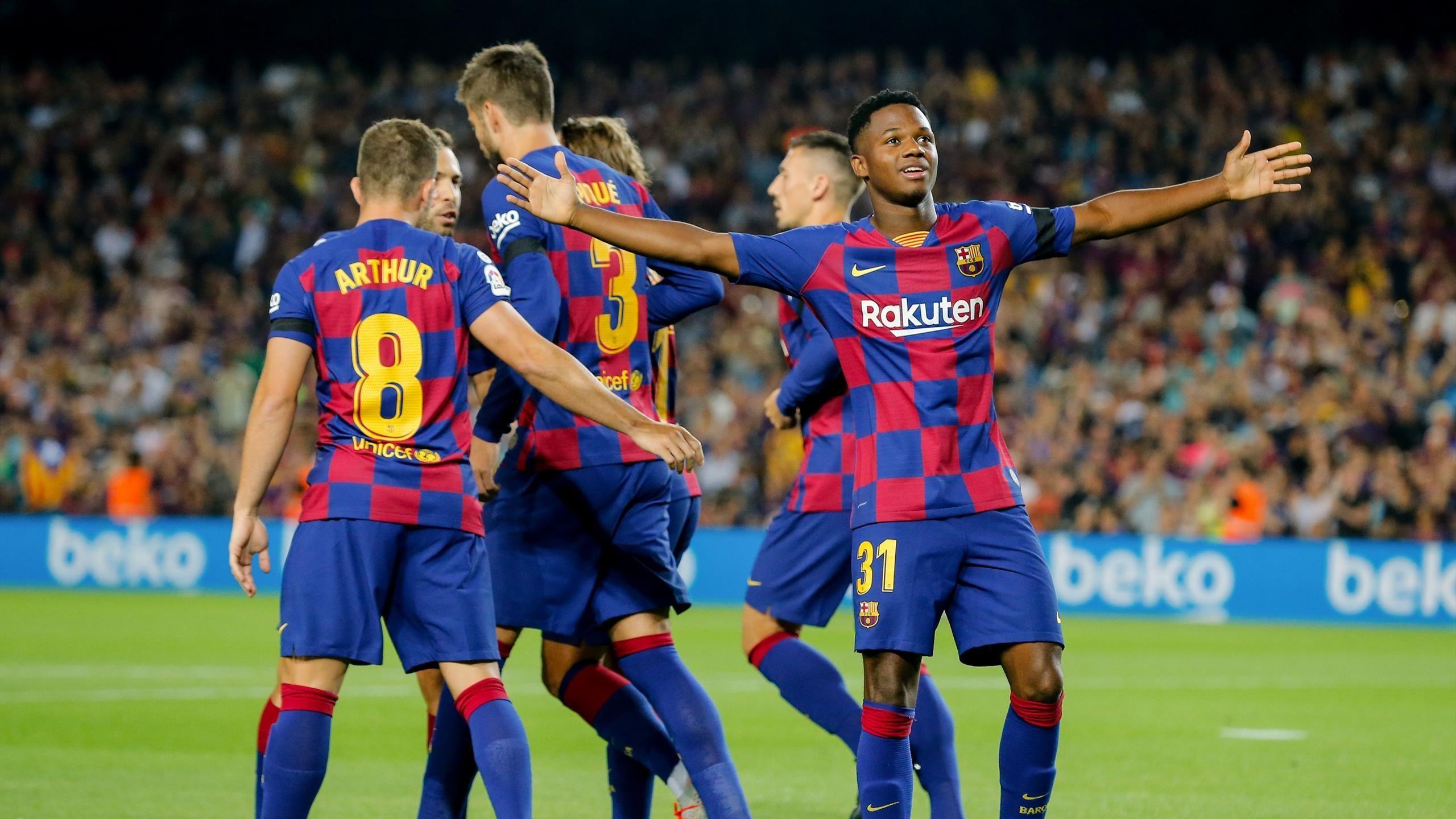 2560x1440 Football News's 16 Year Old Sensation Ansu Fati Masterminds Destruction Of Valencia