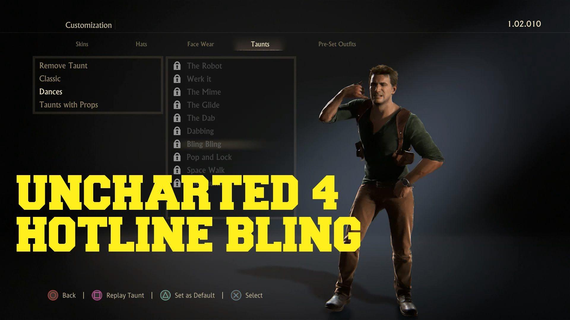 1920x1080 Uncharted 4 Drake Dancing Hotline Bling