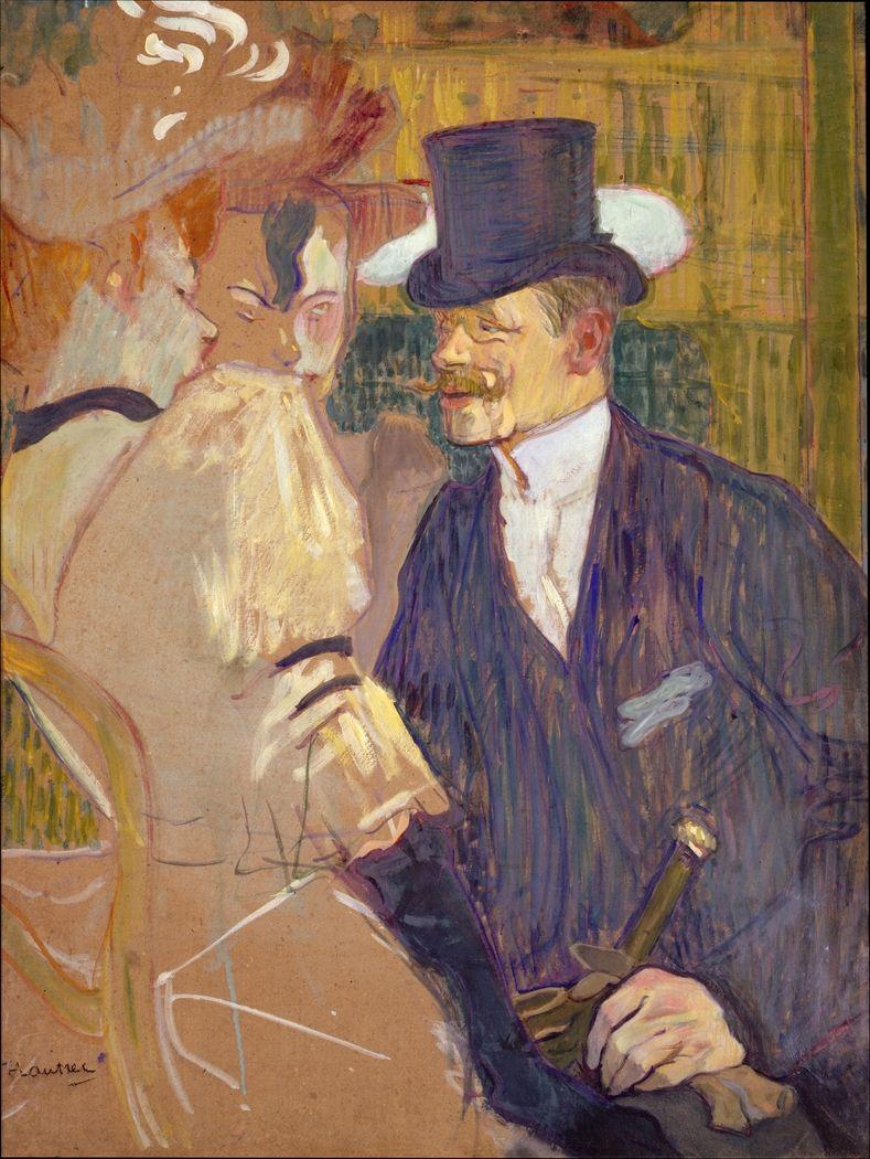789x1050 The Englishman (William Tom Warrener, 1861–1934) At The Moulin Rouge Henri De Toulouse Lautrec On USEUM
