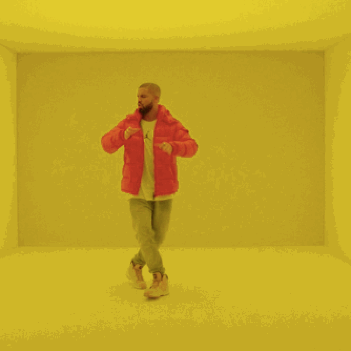 1400x1400 Watch Drake bob, shimmy, and shuffle in the 'Hotline Bling' video