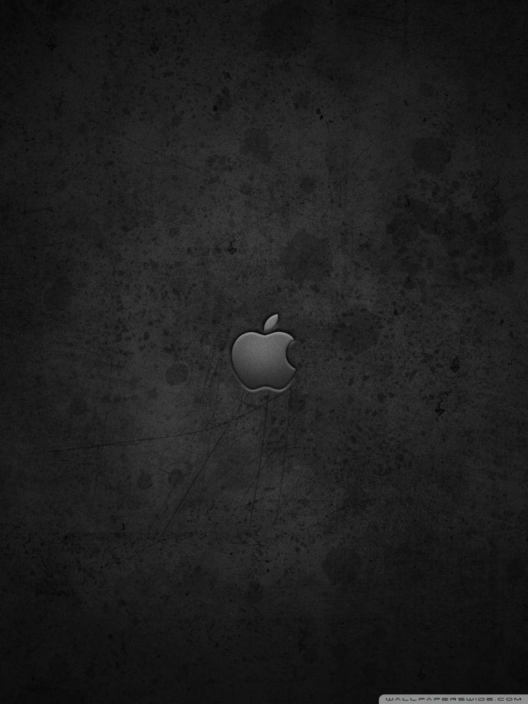 768x1024 Apple Logo On Dark Background Ultra HD Desktop Background Wallpaper for 4K UHD TV : Tablet