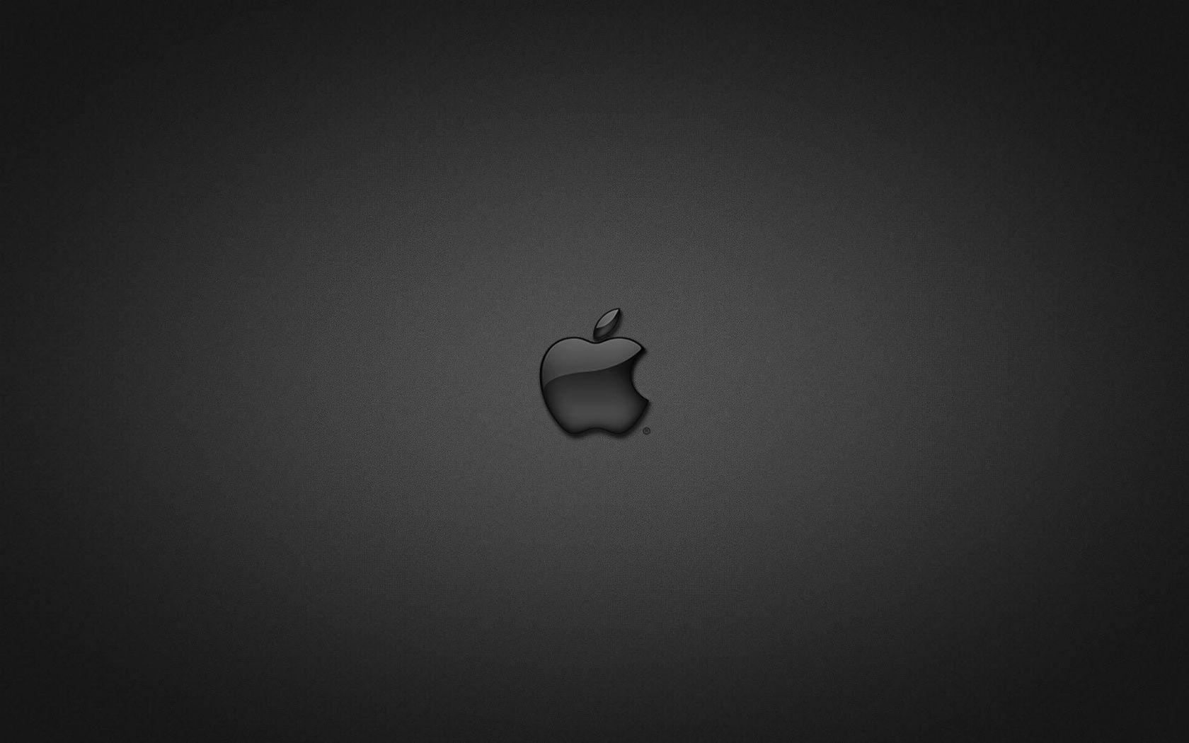 1680x1050 Apple in Glass Black Wallpaper in jpg format for free download