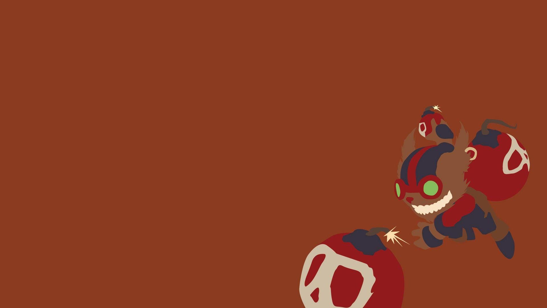 1920x1080 Ziggs Minimalistic. Wallpaper & Fan Arts. League Of Legends
