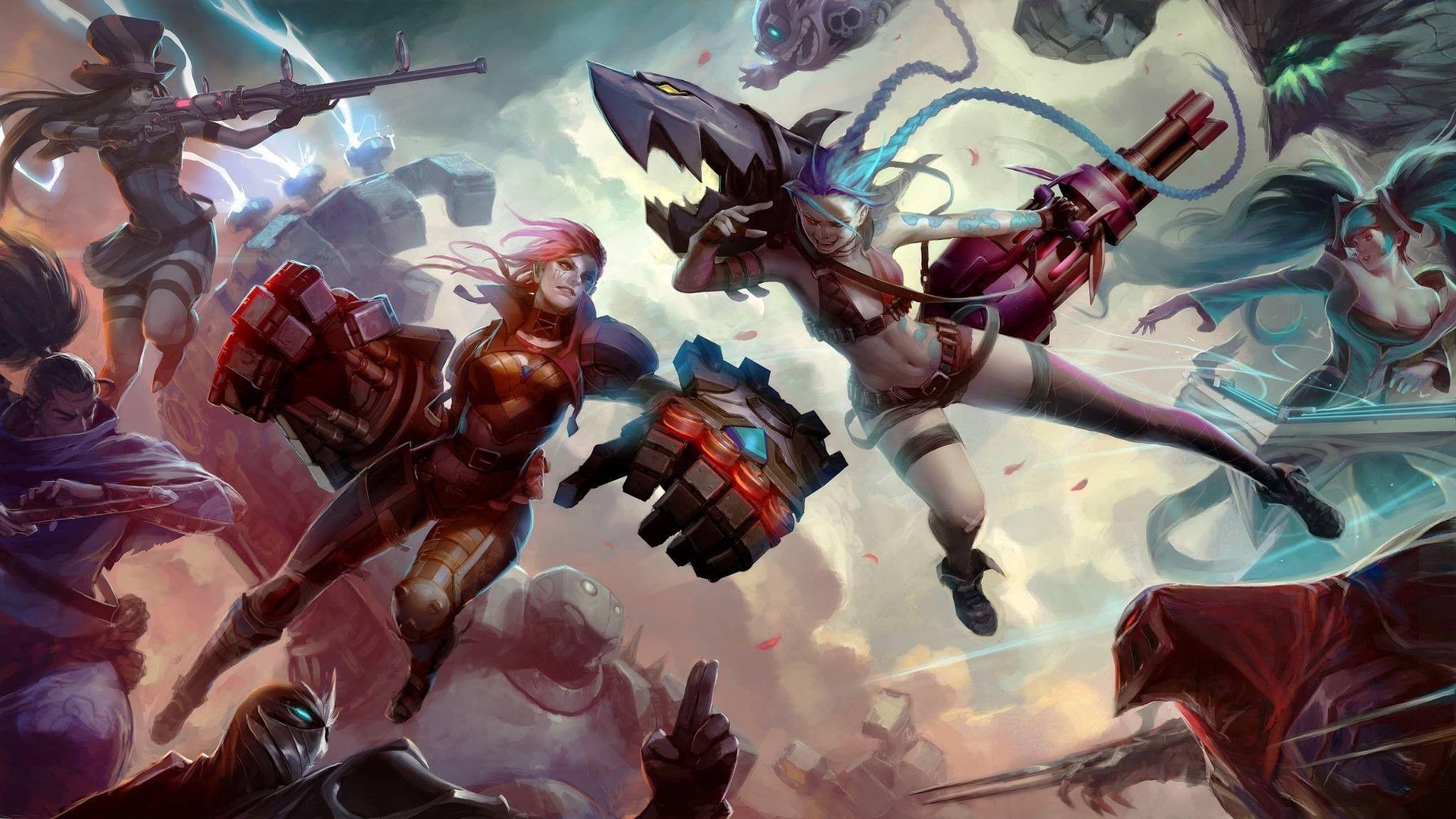 2048x1152 League Of Legends, Ziggs, Malphite, Jinx (League Of Legends), Sona, Zed, Yasuo, Vi, Shen, Blitzcrank, Miss Fortune Wallpaper HD / Desktop and Mobile Background