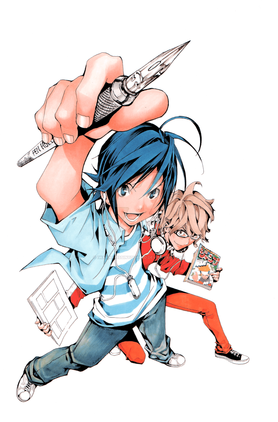 Best of Bakuman Wallpapers -900x1368 Forbidden. Estilos de dibujo, Pintura digital, Anime