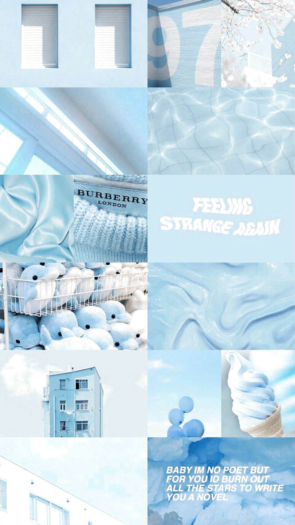 960x1706 Aesthetically pleasing ( > v < ) - * A E S T H E T I C S * #bluewallpaper #b. Phon. Blue wallpaper iphone, Baby blue wallpaper, Blue aesthetic pastel