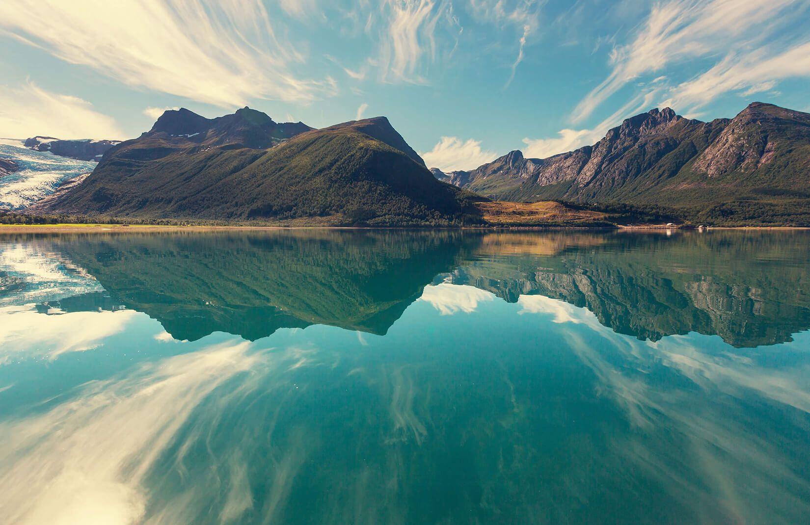 1650x1070 Norwegian Fjord Wallpaper Mural