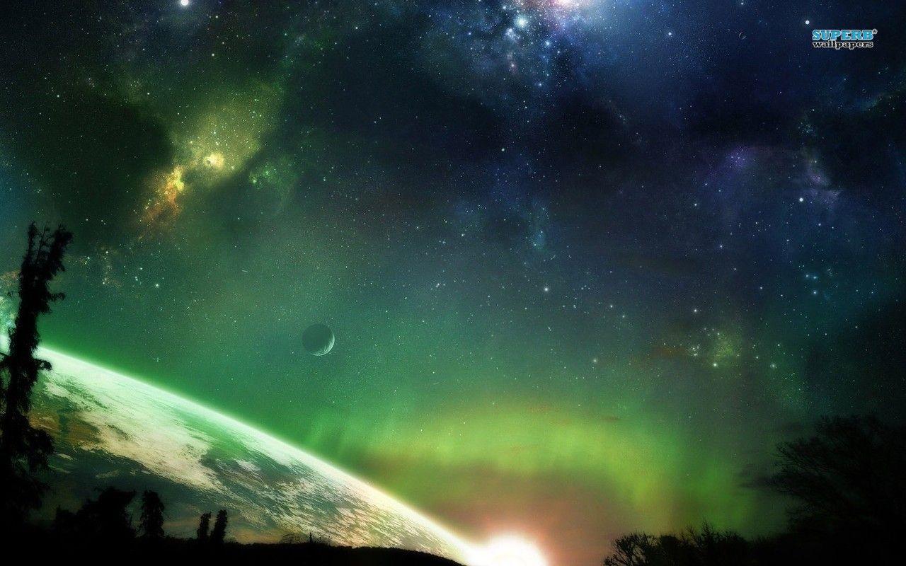 1280x800 Fantasy Night Sky Stars Planets. Night Sky wallpaper. Space art wallpaper, Night scene, Space art