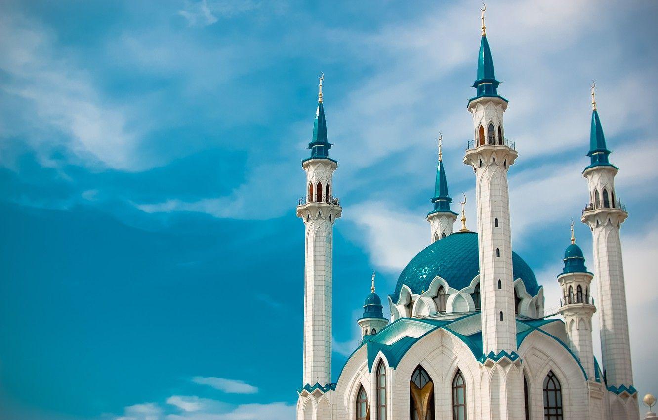 1332x850 Wallpaper the sky, mosque, Kazan, Tatarstan, architeccture image for desktop, section город