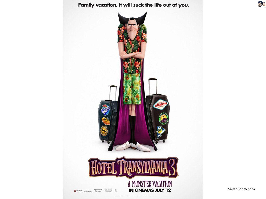 1024x768 Hotel Transylvania 3 Summer Vacation Movie Wallpaper