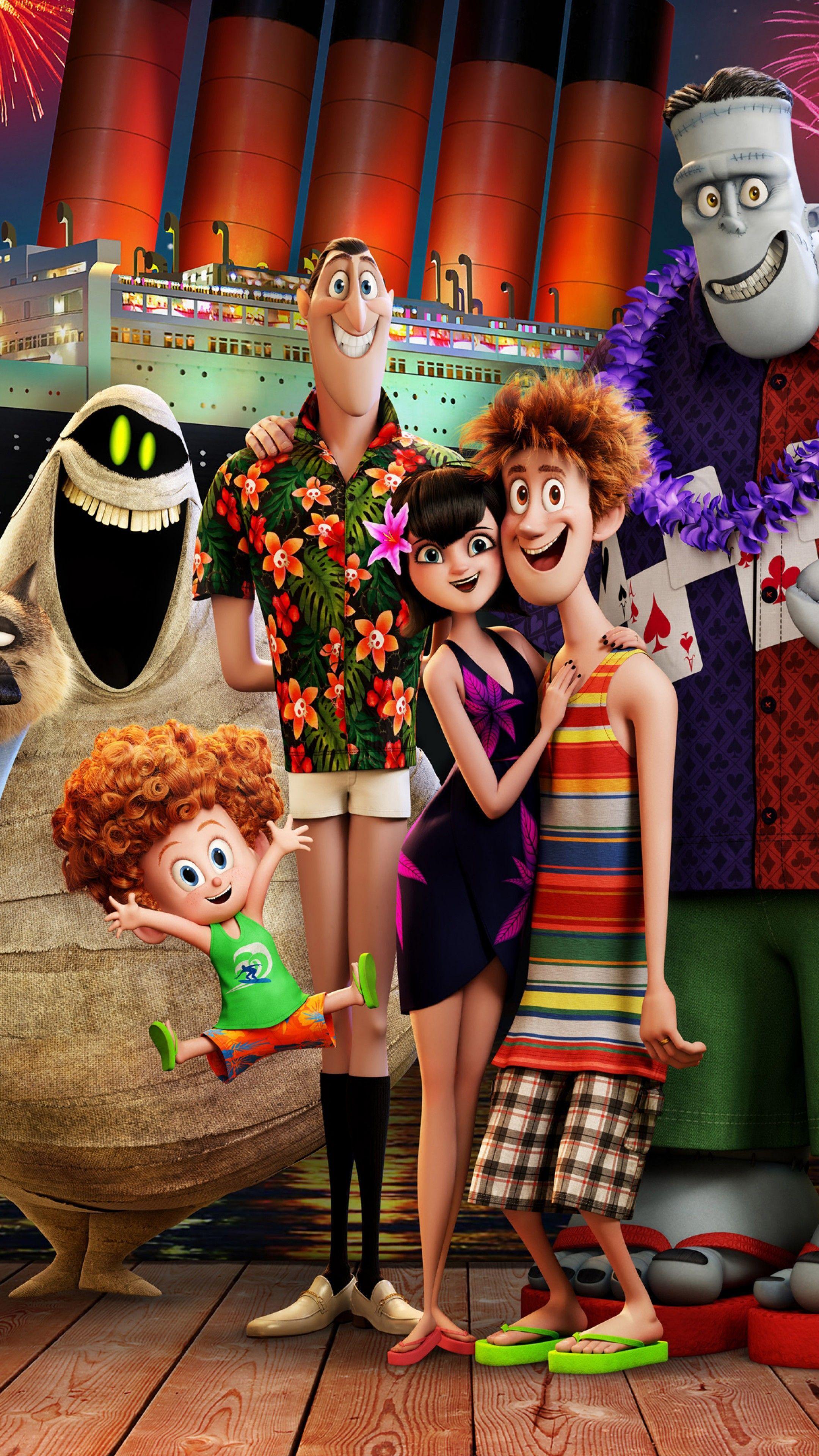 2160x3840 Wallpaper Hotel Transylvania 3: Summer Vacation 8k. Hotel transilvânia, Wallpaper de desenhos animados, Disney fofa
