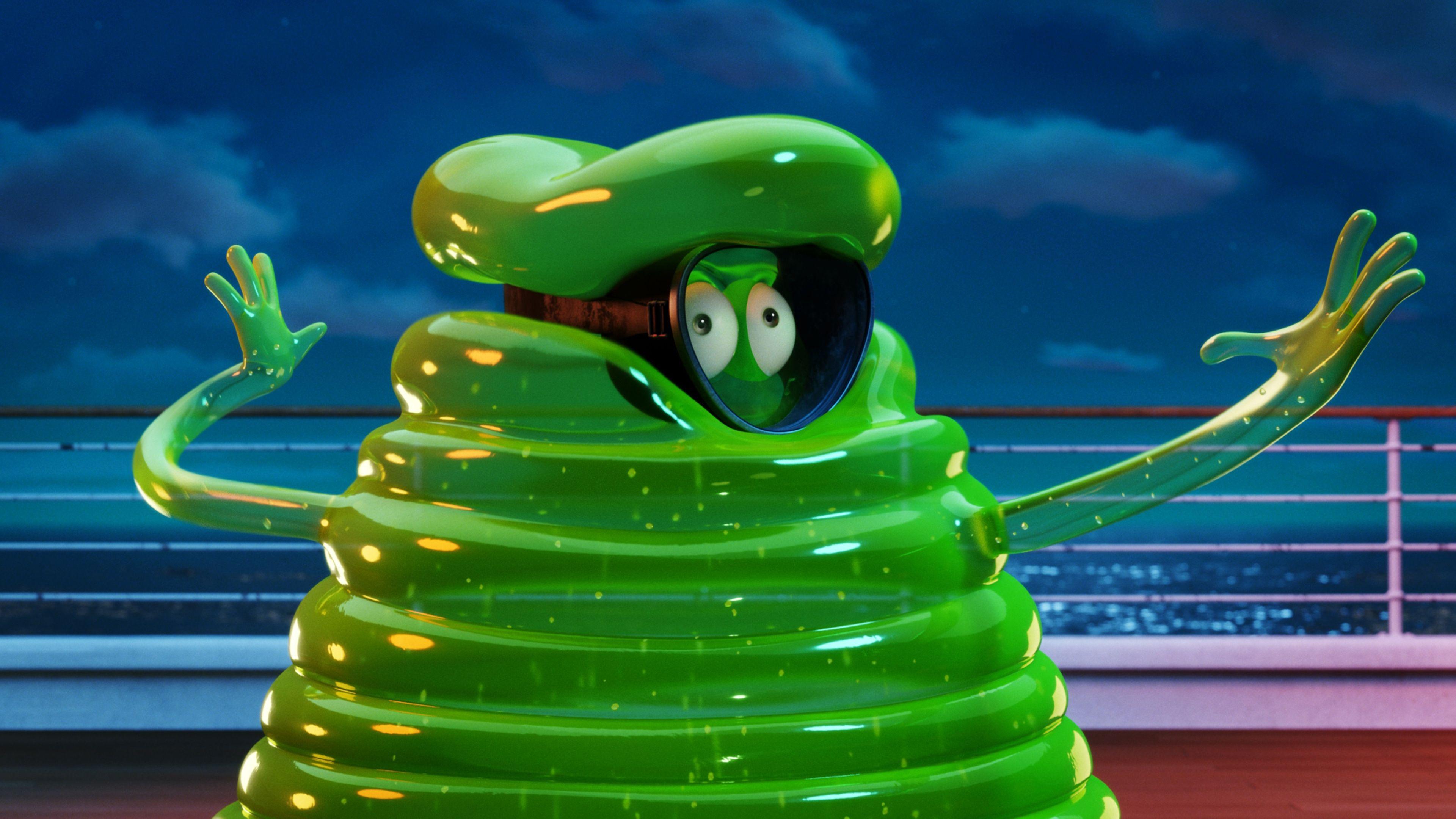 3840x2160 Hotel Transylvania 3: Summer Vacation Blobby 4K