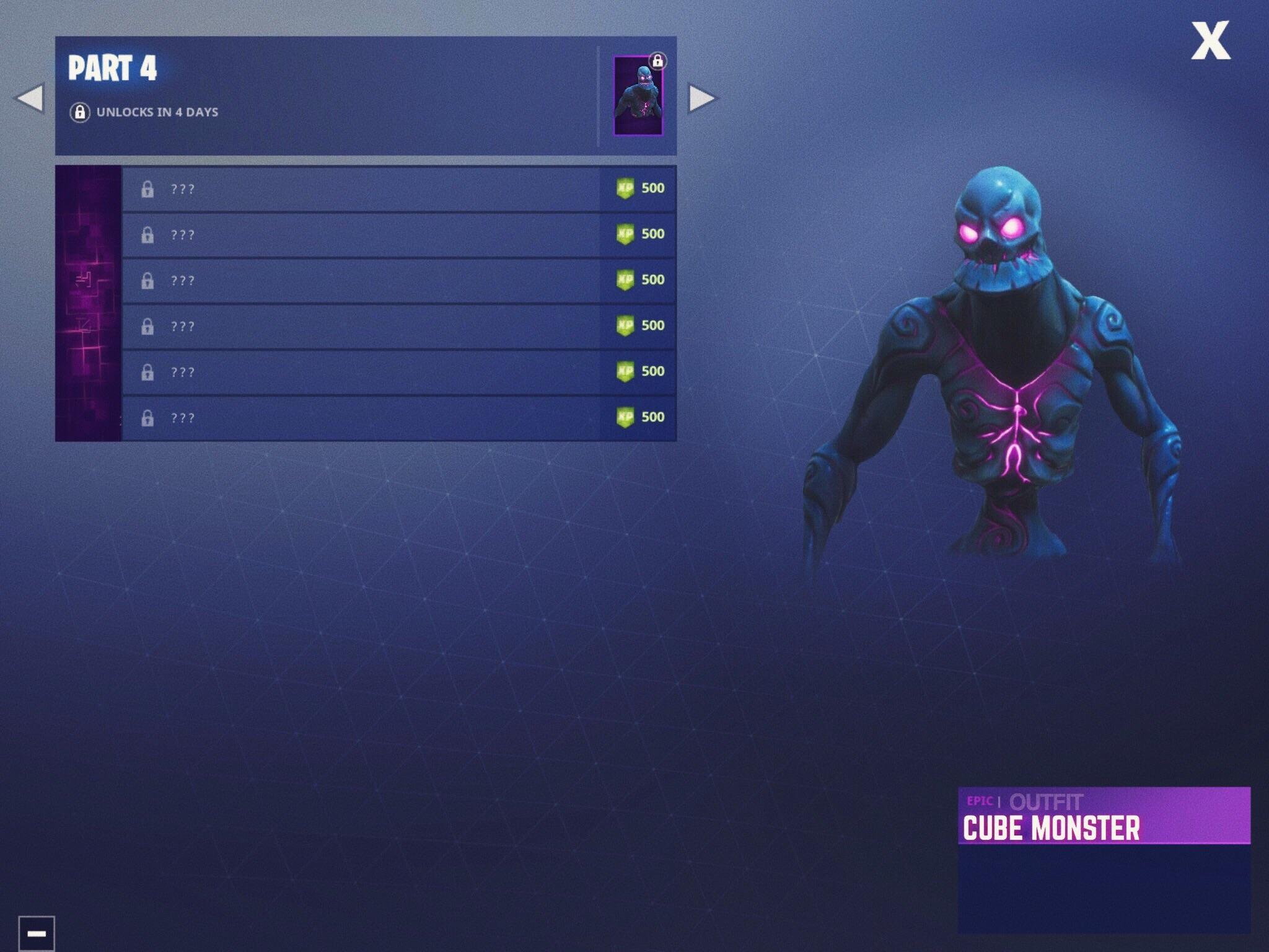 2048x1536 Cube Monster Outfit Unlock for Fortnitemares [Concept]