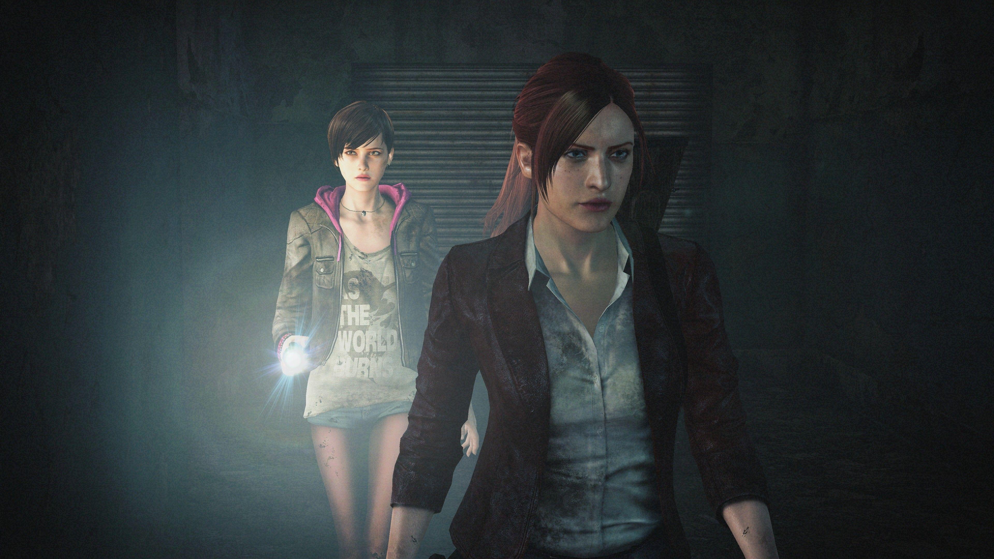 3840x2160 Wallpaper Resident Evil: Revelations Episode survival horror, monsters, coop, Claire Redfield, Moira Burton, gameplay, review, screenshot, PS Xbox One, PC, Games
