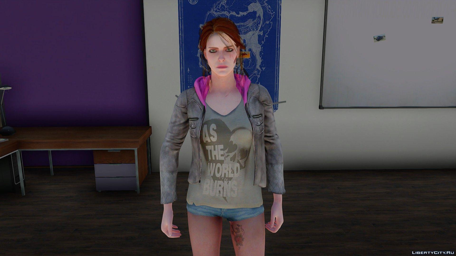 1920x1080 Cyril from The Witcher 3 dressed as Moira Burton for GTA San Andreas