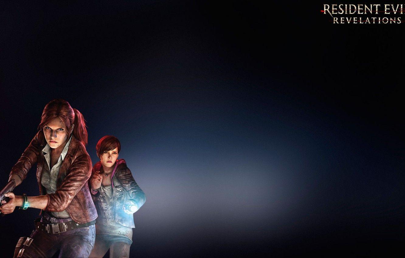 1332x850 Wallpaper gun, fright, girls, flashlight, bracelet, strap, Capcom, Horror, Claire Redfield, Claire Redfield, Resident Evil Revelations BioHazard, Moira Burton, Moira Burton image for desktop, section игры