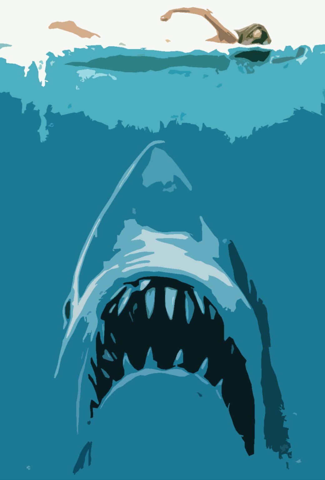 Minimalist Shark Wallpapers - Top Free Minimalist Shark Backgrounds ...